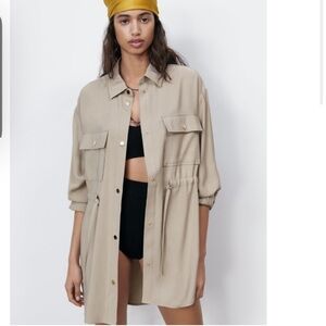 Zara RELAXED FIT OVERSHIRT